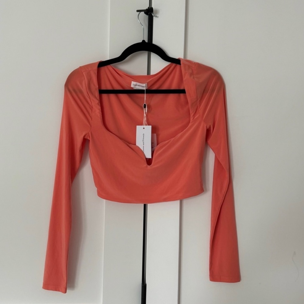 Lovers and friends long sleeve crop top